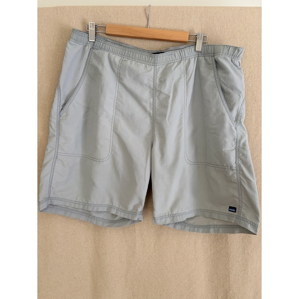 KAVU Men's Gray Outdoor Hiking Shorts Size XL Pockets Classic Casual